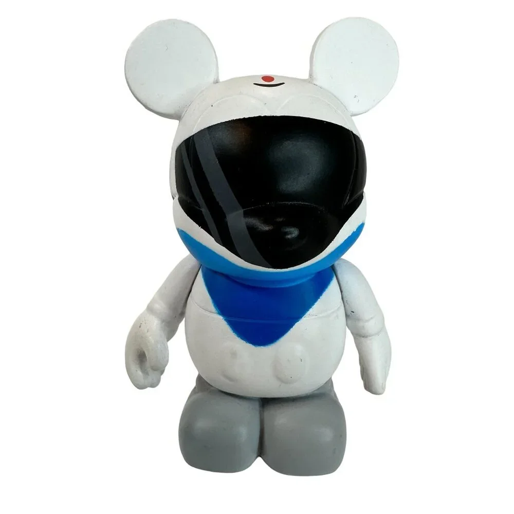 Disney Vinylmation Zooper Heroes Set Of 4 Chimp Rhinos Astronaut & Striped Mouse